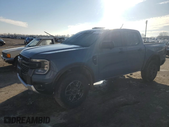 2024 Ford Ranger XLT with VIN 1FTER4HH0RLE02805, listed as a Copart auction lot 86815554 with 11,958 mi miles and Salvage Title. Bid and sale history available at carsss.com. Image 1.