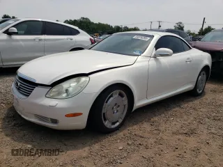 2004 Lexus SC 430 z VIN JTHFN48YX40056576, wystawiony jako Copart lot #59378295 z przebiegiem 120 209 mil mil oraz Szkoda całkowita • Salvage title. Historia ofert i sprzedaży dostępna na DreamBid. Obrazek 1.