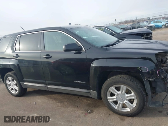 2016 GMC Terrain SLE with VIN 2GKFLSEK7G6175598, listed as a IAAI auction lot 41233296 with 75,126 mi miles. Bid and sale history available at carsss.com. Image 14.