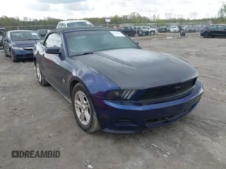 2012 Ford Mustang V6 with VIN 1ZVBP8EM7C5276470, listed as a IAAI auction lot 42112212 with 142,899 mi miles and . Bid and sale history available at carsss.com. Image 1.