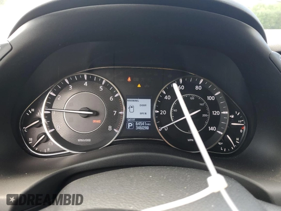 2017 Nissan Armada Platinum with VIN JN8AY2NF5H9303146, listed as a Copart auction lot 56524074 with 64,541 mi miles and Salvage Title. Bid and sale history available at carsss.com. Image 9.