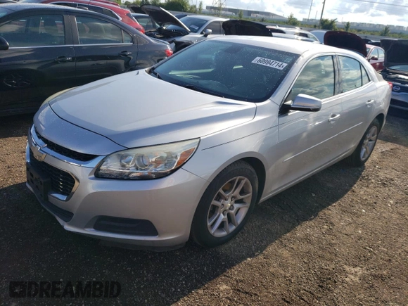2015 Chevrolet Malibu LT with VIN 1G11C5SL9FF215116, listed as a Copart auction lot 60994714 with 101,241 mi miles and Salvage Title. Bid and sale history available at DreamBid. Image 1.