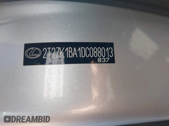 2013 Lexus RX 350 z VIN 2T2ZK1BA1DC088013, wystawiony jako IAAI lot #42478976 z przebiegiem Nie podano mil oraz . Historia ofert i sprzedaży dostępna na DreamBid. Obrazek 9.