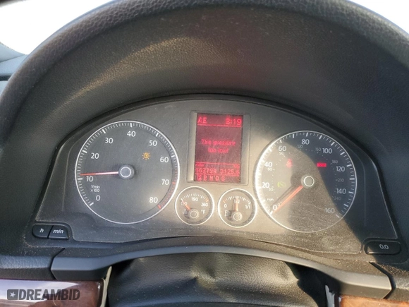 2008 Volkswagen Eos Lux with VIN WVWFA71F18V029623, listed as a Copart auction lot 81726274 with 163,794 mi miles and Salvage Title. Bid and sale history available at carsss.com. Image 9.