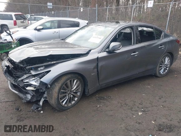 2018 Infiniti Q50 Luxe with VIN JN1EV7AP4JM591989, listed as a IAAI auction lot 41525340 with 78,812 mi miles and . Bid and sale history available at carsss.com. Image 22.