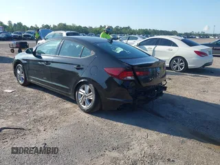 2020 Hyundai Elantra SEL with VIN 5NPD84LFXLH547463, listed as a IAAI auction lot 42589073 with 72,554 mi miles and . Bid and sale history available at DreamBid. Image 3.