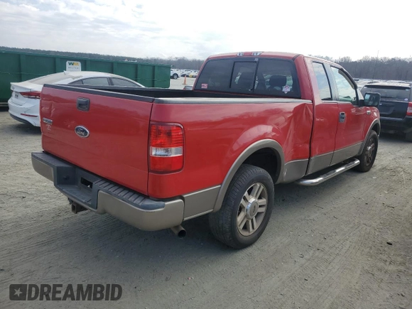 2005 Ford F-150 XLT with VIN 1FTPX12525FA19288, listed as a Copart auction lot 44420985 with 237,304 mi miles and Salvage Title. Bid and sale history available at carsss.com. Image 3.