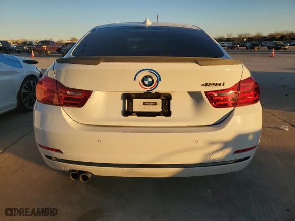 2016 BMW 4 Series 428i with VIN WBA4A9C56GG695710, listed as a Copart auction lot 87905435 with 94,100 mi miles and Salvage Title. Bid and sale history available at carsss.com. Image 6.