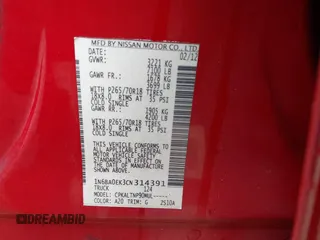 2012 Nissan Titan SV with VIN 1N6BA0EK3CN314391, listed as a IAAI auction lot 42240405 with 189,260 mi miles and . Bid and sale history available at DreamBid. Image 9.