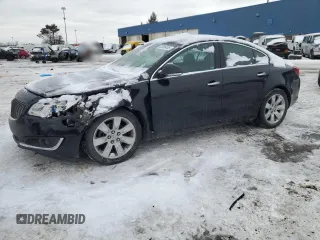 2014 Buick Regal Premium I with VIN 2G4GP5EX5E9242613, listed as a Copart auction lot 45985485 with 130,107 mi miles and Clean Title. Bid and sale history available at DreamBid. Image 1.