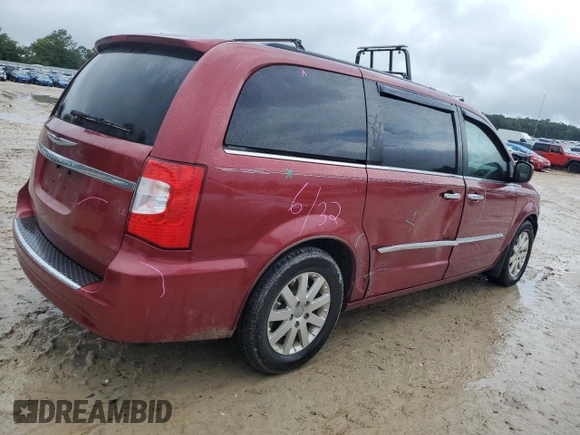 2015 Chrysler Town & Country Touring with VIN 2C4RC1BG6FR628111, listed as a Copart auction lot 71528604 with 81,763 mi miles and Salvage Title. Bid and sale history available at DreamBid. Image 3.