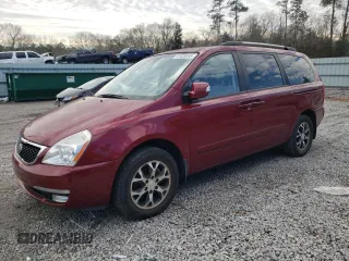 2014 Kia Sedona LX with VIN KNDMG4C72E6564721, listed as a Copart auction lot 41828055 with 150,670 mi miles and Salvage Title. Bid and sale history available at carsss.com. Image 1.