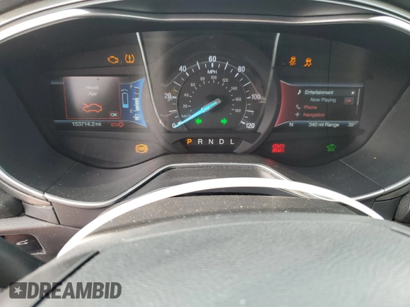 2016 Ford Fusion Titanium with VIN 3FA6P0SU2GR402060, listed as a Copart auction lot 47550895 with 153,714 mi miles and Salvage title. Bid and sale history available at DreamBid. Image 9.