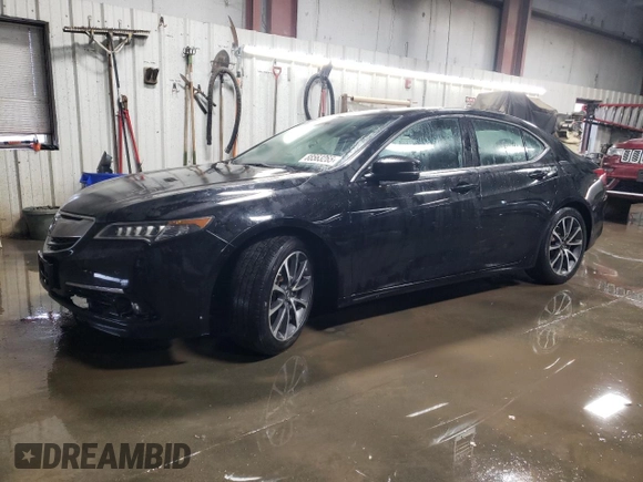 2017 Acura TLX V6 w/Advance Pkg with VIN 19UUB2F76HA007103, listed as a Copart auction lot 88563265 with 49,740 mi miles and Salvage title. Bid and sale history available at DreamBid. Image 1.