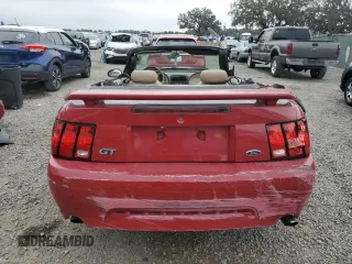 2003 Ford Mustang GT Deluxe with VIN 1FAFP45XX3F332392, listed as a Copart auction lot 87612555 with 0 mi miles and Salvage Title. Bid and sale history available at carsss.com. Image 6.