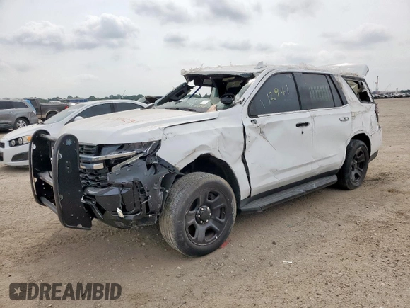 2023 Chevrolet Tahoe with VIN 1GBSCLED3PR299474, listed as a Copart auction lot 57482985 with Not provided miles and Clean title. Bid and sale history available at DreamBid. Image 1.