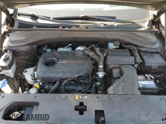 2020 Hyundai Santa Fe Limited with VIN 5NMS5CAA5LH266346, listed as a Copart auction lot 54167105 with 38,566 mi miles and Salvage Title. Bid and sale history available at carsss.com. Image 12.