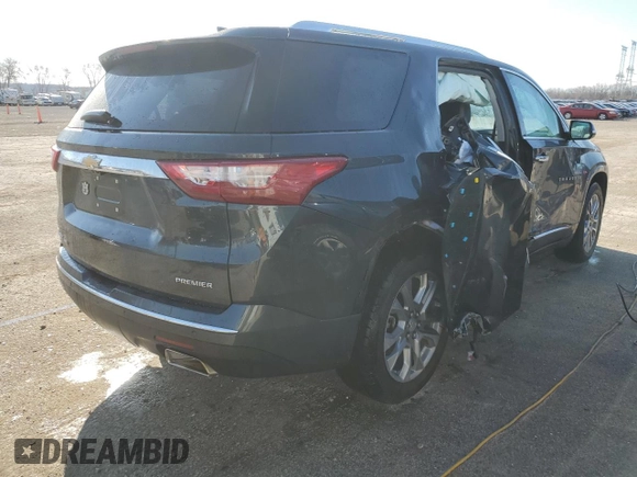 2019 Chevrolet Traverse Premier with VIN 1GNEVKKWXKJ162128, listed as a Copart auction lot 50249805 with 93,172 mi miles and Salvage Title. Bid and sale history available at carsss.com. Image 3.