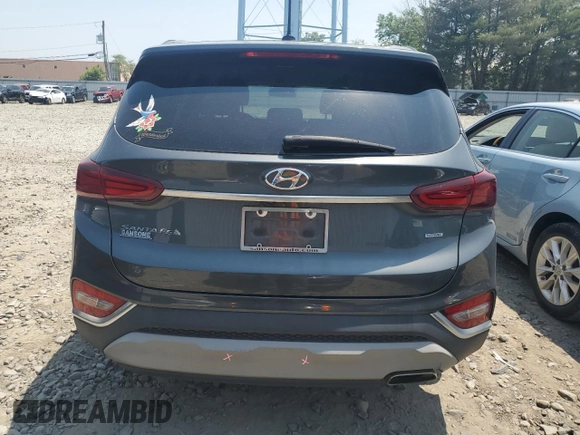 2020 Hyundai Santa Fe SE with VIN 5NMS2CAD5LH143603, listed as a Copart auction lot 60643405 with 18,877 mi miles and Salvage title. Bid and sale history available at DreamBid. Image 6.