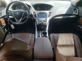 2020 Acura TLX Technology with VIN 19UUB2F43LA004089, listed as a Copart auction lot 56163775 with 56,653 mi miles and Salvage title. Bid and sale history available at DreamBid. Image 8.