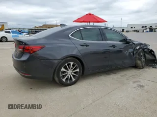 2015 Acura TLX with VIN 19UUB1F36FA011284, listed as a Copart auction lot 53176234 with 62,931 mi miles. Bid and sale history available at carsss.com. Image 3.