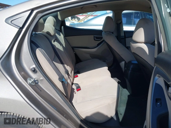 2015 Hyundai Elantra SE z VIN 5NPDH4AE8FH548965, wystawiony jako IAAI lot #42268202 z przebiegiem 178 107 mil mil oraz . Historia ofert i sprzedaży dostępna na DreamBid. Obrazek 8.