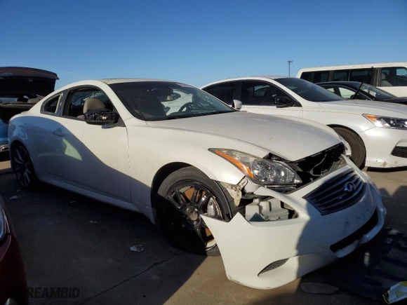 2008 Infiniti G37 Coupe Journey with VIN JNKCV64E78M124793, listed as a Copart auction lot 85064334 with NaN miles and Salvage Title. Bid and sale history available at carsss.com. Image 4.