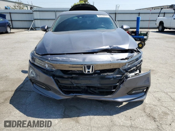2019 Honda Accord Sport with VIN 1HGCV1F35KA024556, listed as a Copart auction lot 52312295 with 59,264 mi miles and Salvage Title. Bid and sale history available at DreamBid. Image 5.
