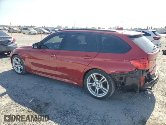 2014 BMW 3 Series 328d xDrive with VIN WBA3K5C57EKT33199, listed as a Copart auction lot 61461245 with 114,134 mi miles and Salvage title. Bid and sale history available at DreamBid. Image 2.