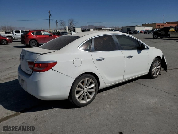 2012 Buick Verano with VIN 1G4PP5SK1C4174299, listed as a Copart auction lot 46136615 with 174,458 mi miles and Salvage Title. Bid and sale history available at carsss.com. Image 3.