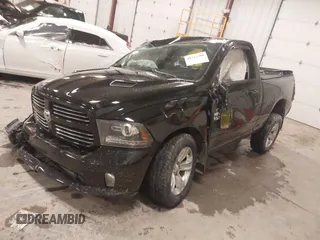 2014 Ram 1500 with VIN 3C6JR7CT6EG333032, listed as a IAAI auction lot 41322701 with 102,750 mi miles and . Bid and sale history available at DreamBid. Image 2.