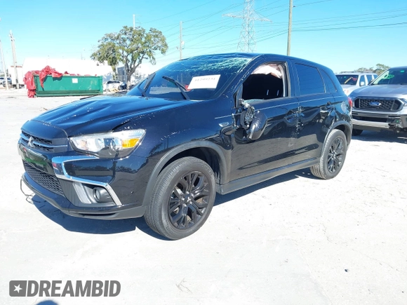 2019 Mitsubishi Outlander Sport ES 2.0 with VIN JA4AP3AUXKU015002, listed as a IAAI auction lot 41299231 with 56,266 mi miles. Bid and sale history available at carsss.com. Image 18.