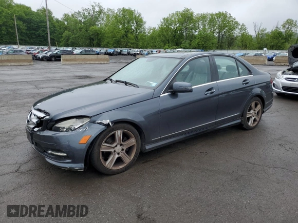 2011 Mercedes-Benz C 300 Sport with VIN WDDGF8BB6BA508194, listed as a Copart auction lot 58085695 with 102,385 mi miles and Salvage title. Bid and sale history available at DreamBid. Image 1.