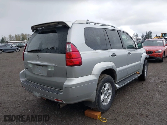 2007 Lexus GX 470 with VIN JTJBT20X870128907, listed as a IAAI auction lot 41997879 with 239,486 mi miles and . Bid and sale history available at DreamBid. Image 4.