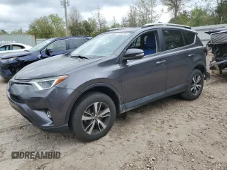 2018 Toyota RAV4 XLE with VIN 2T3WFREV6JW409330, listed as a Copart auction lot 51284165 with 83,689 mi miles and Salvage Title. Bid and sale history available at DreamBid. Image 1.
