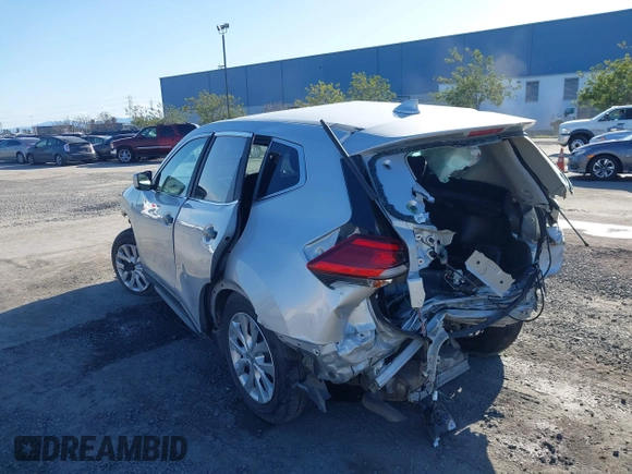 2017 Nissan Rogue SV with VIN KNMAT2MT7HP568955, listed as a IAAI auction lot 41529717 with 1 mi miles. Bid and sale history available at carsss.com. Image 3.