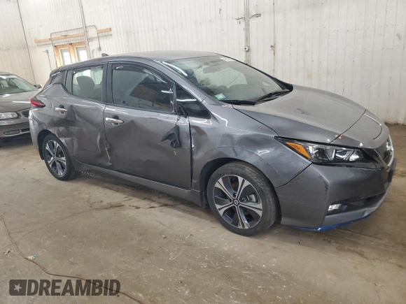 2020 Nissan LEAF SV Plus with VIN 1N4BZ1CP7LC311088, listed as a Copart auction lot 48157795 with 37,181 mi miles and Salvage Title. Bid and sale history available at DreamBid. Image 4.