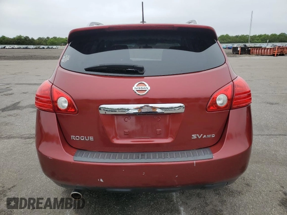 2011 Nissan Rogue SV z VIN JN8AS5MV1BW257562, wystawiony jako Copart lot #60112535 z przebiegiem 67 929 mil mil oraz Szkoda całkowita • Salvage title. Historia ofert i sprzedaży dostępna na DreamBid. Obrazek 6.