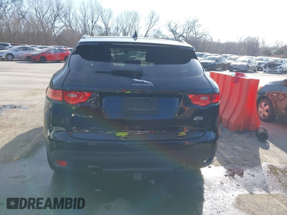 2017 Jaguar F-Pace 35t Prestige with VIN SADCK2BV1HA895827, listed as a IAAI auction lot 41119402 with 31,767 mi miles and . Bid and sale history available at DreamBid. Image 17.