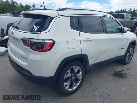 2021 Jeep Compass Limited with VIN 3C4NJDCB7MT520275, listed as a IAAI auction lot 42270862 with 130,489 mi miles and . Bid and sale history available at DreamBid. Image 4.