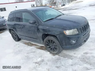 2014 Jeep Compass Sport with VIN 1C4NJCBA0ED680136, listed as a IAAI auction lot 41620604 with 1 mi miles. Bid and sale history available at carsss.com. Image 1.
