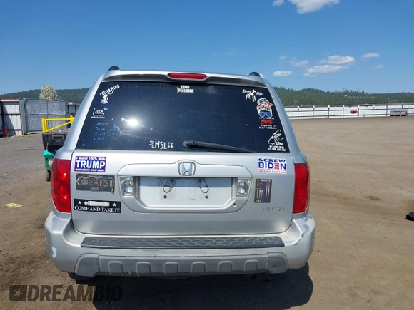 2004 Honda Pilot EX with VIN 2HKYF18434H501925, listed as a IAAI auction lot 42115835 with 271,091 mi miles and . Bid and sale history available at DreamBid. Image 16.