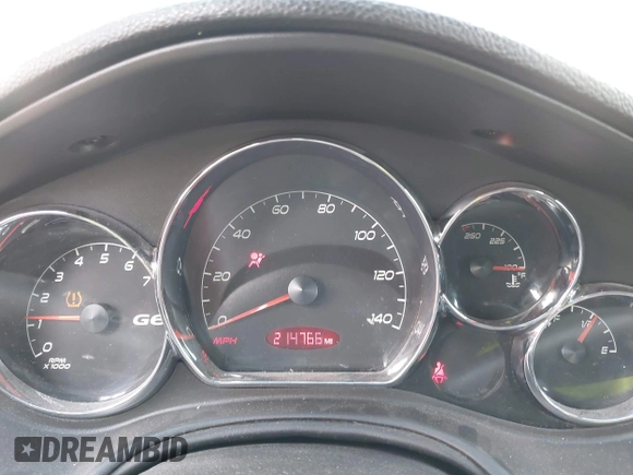 2008 Pontiac G6 with VIN 1G2ZG57N484123391, listed as a IAAI auction lot 42053871 with 214,766 mi miles. Bid and sale history available at carsss.com. Image 7.