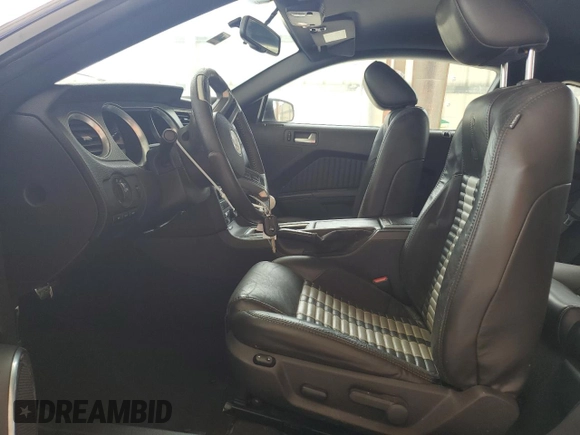 2010 Ford Mustang GT500 with VIN 1ZVBP8JSXA5160889, listed as a Copart auction lot 69408854 with 64,588 mi miles and Salvage title. Bid and sale history available at DreamBid. Image 7.