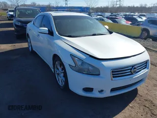 2013 Nissan Maxima SV with VIN 1N4AA5AP4DC818514, listed as a IAAI auction lot 41647195 with 143,476 mi miles and . Bid and sale history available at DreamBid. Image 1.