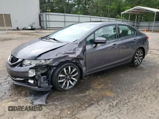 2015 Honda Civic EX-L z VIN 19XFB2F99FE053933, wystawiony jako Copart lot #55557135 z przebiegiem 236 894 mil mil oraz Szkody całkowita. Historia ofert i sprzedaży dostępna na DreamBid. Obrazek 1.