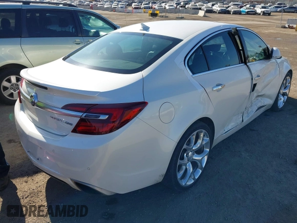 2014 Buick Regal GS with VIN 2G4GT5GX9E9253302, listed as a IAAI auction lot 42012519 with 101,692 mi miles. Bid and sale history available at carsss.com. Image 4.