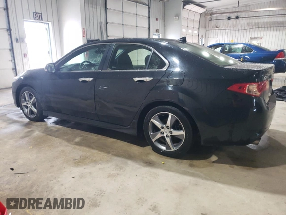 2012 Acura TSX Special Edition with VIN JH4CU2F85CC027433, listed as a Copart auction lot 62903415 with 221,561 mi miles and Salvage title. Bid and sale history available at DreamBid. Image 2.