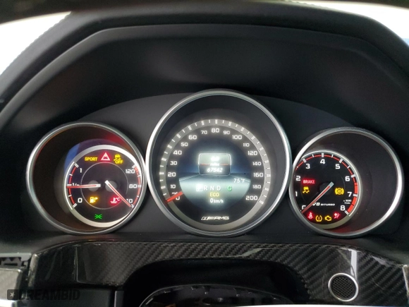 2014 Mercedes-Benz E-Class E 63 AMG S-Model with VIN WDDHF7GBXEA924082, listed as a Copart auction lot 56497264 with 67,542 mi miles and Salvage Title. Bid and sale history available at carsss.com. Image 9.