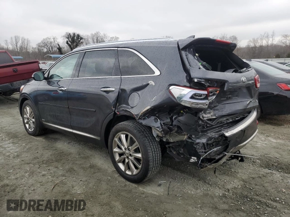 2018 Kia Sorento SX with VIN 5XYPKDA59JG402833, listed as a Copart auction lot 46151465 with 42,235 mi miles and Salvage Title. Bid and sale history available at carsss.com. Image 2.